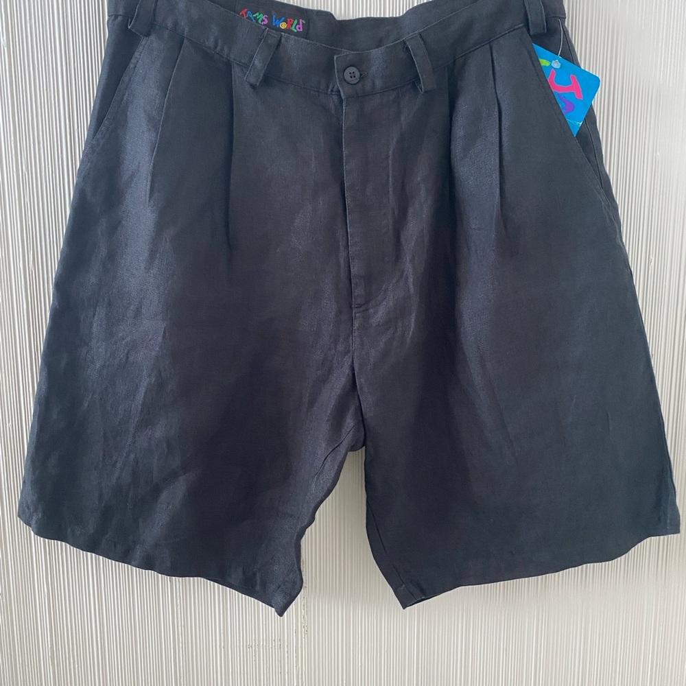 Jams World Black Flat Front Men's Shorts